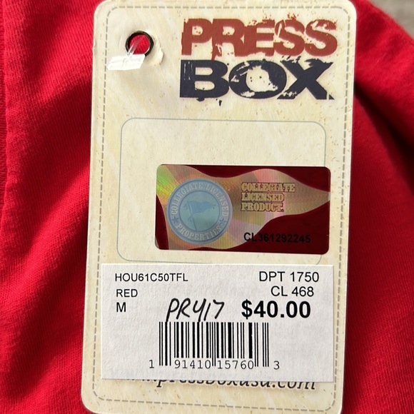 NWT⭐️University of HOUSTON For LIFE Red COUGARS TEE Cute Back DESIGN Small - Picture 5 of 6